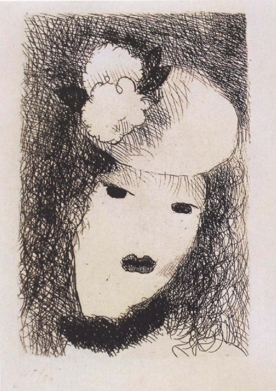 Marie Laurencin Woman wearing the hat